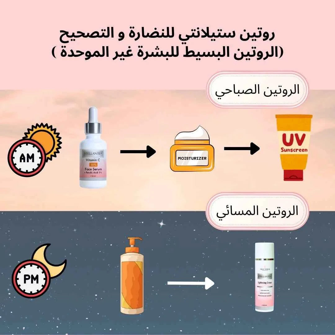 Stellante Glow & Correct Duo (Simple Routine for Uneven Skin)