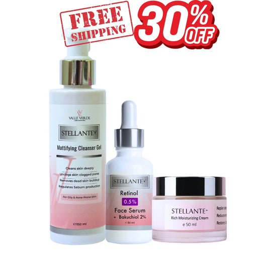 Stellante Night Renewal Trio (Core Routine for Aging Skin)