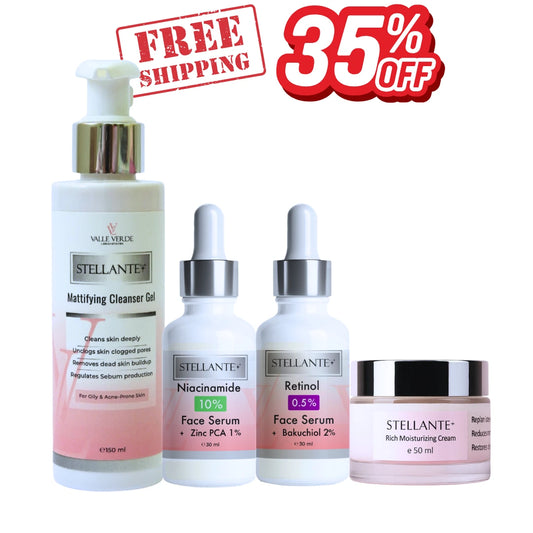 Stellante Total Oil Control Quatro (Advanced Routine for Oily Skin)